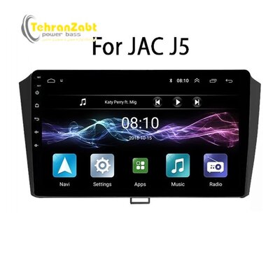 مانیتور فابریک اندروید مدیاتک خودرو جک j5
