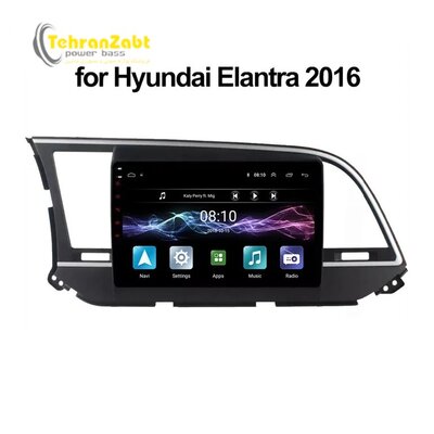 مانیتور فابریکی اندروید مدیاتک هیوندا النترا 2019-2016
