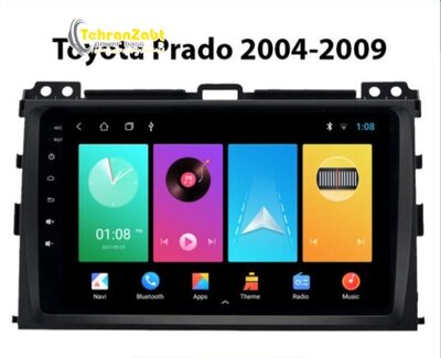 مانیتور فابریکی اندروید مدیاتک پرادو 2009-2004