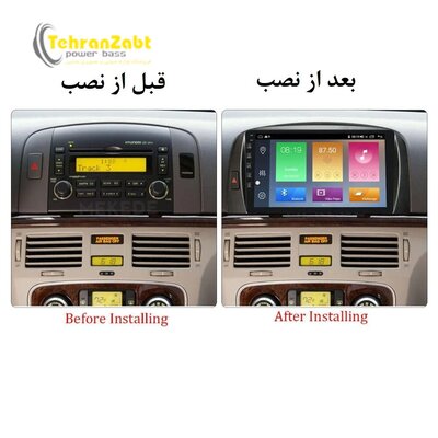 مانیتور فابریکی اندروید مدیاتک هیوندای-سوناتا 2009-2006
