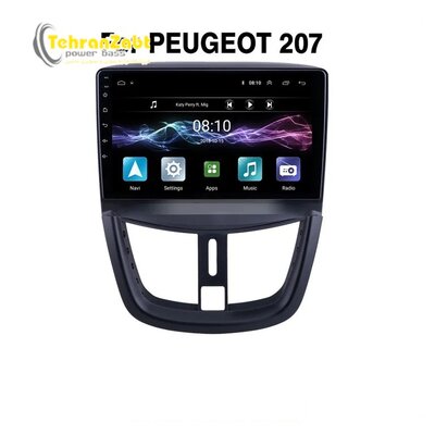 مانیتور فابریکی اندروید مدیاتک خودرو 207