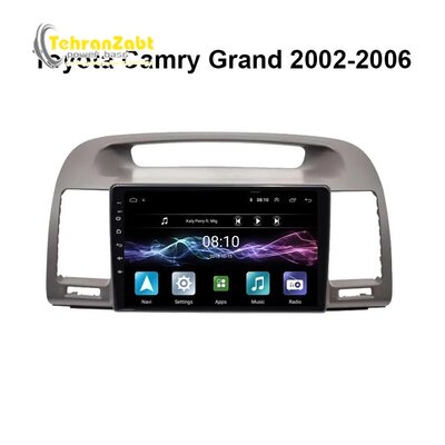 مانیتور فابریکی اندروید مدیاتک تویتا - کمری گرند 2006-2002